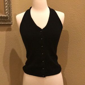 Halter Top Cashmere Blend Sweater by Ann Taylor
